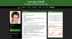 Desktop Screenshot of nathalie-guinet.com