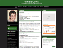 Tablet Screenshot of nathalie-guinet.com